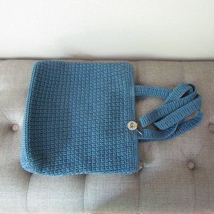 The Saks Blue Crochet Bag